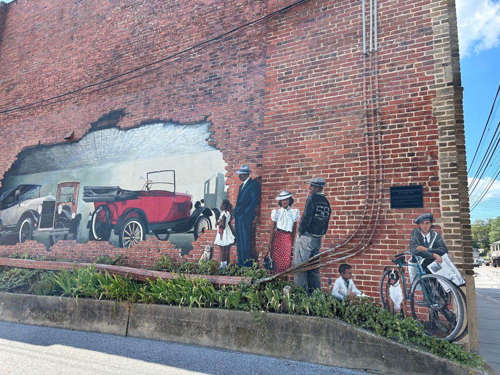  Mural in Old Ellicot City intersection of Main Street & Old Columbia Pike