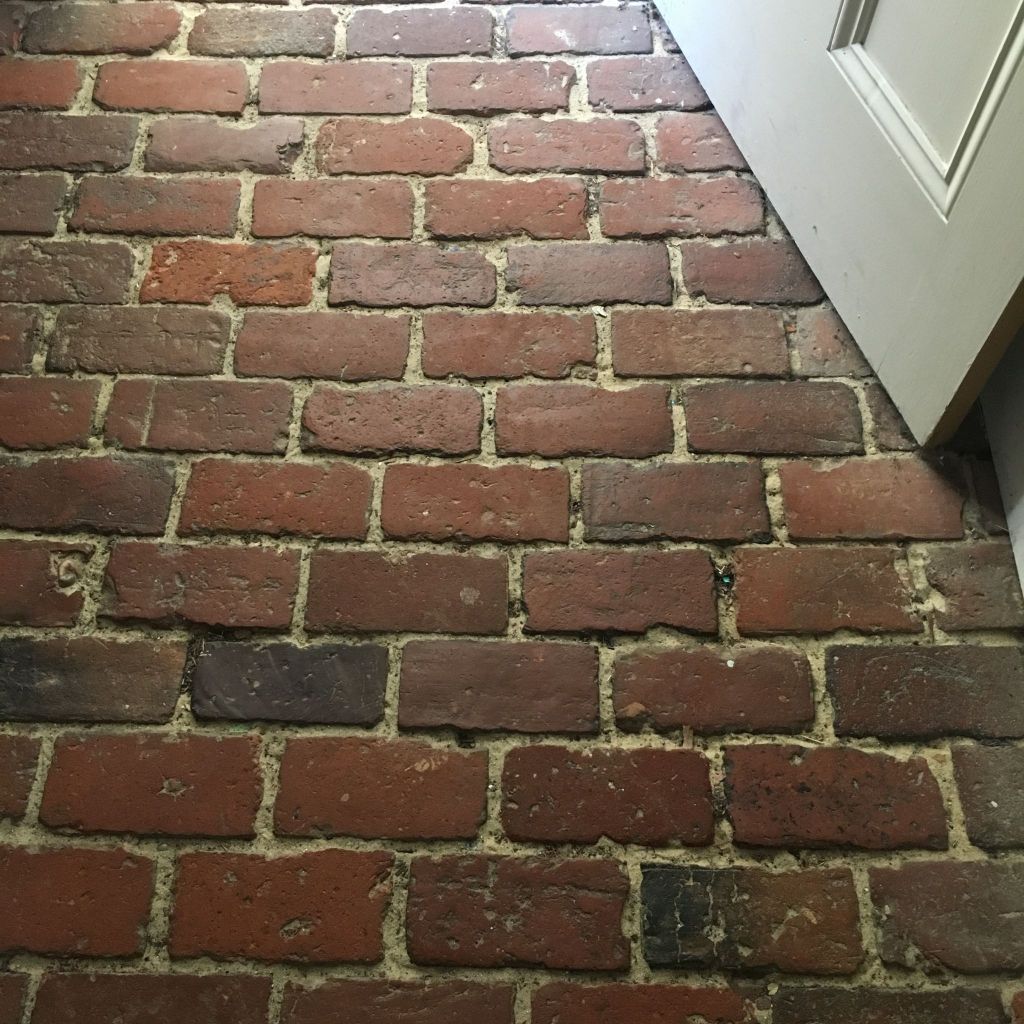 brick floor in Frederick Douglas National Historic Site, Washington, D.C.