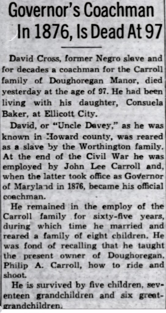 photo clipping of David Cross death in paper